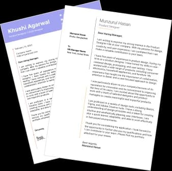 Cover Letter Templates