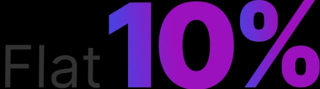 Flat 10% Pricing