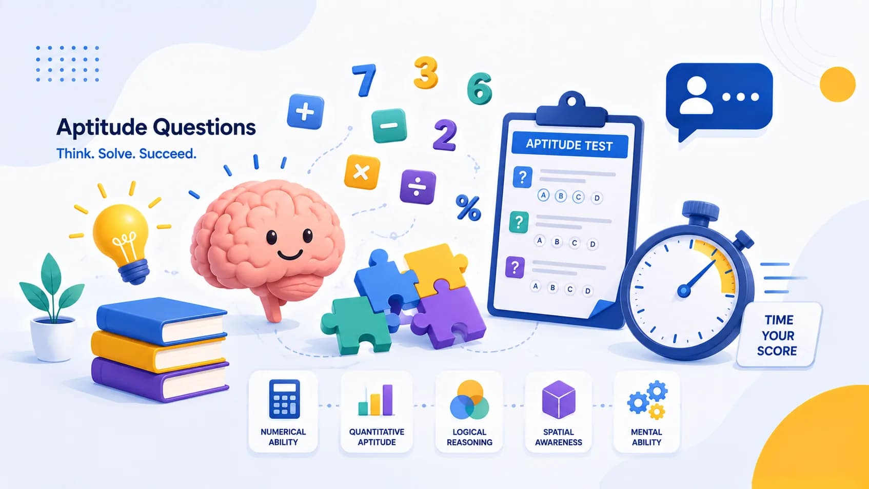 Aptitude Questions for Interview: 60+ Solved Examples with Step-by-Step Answers (2026)