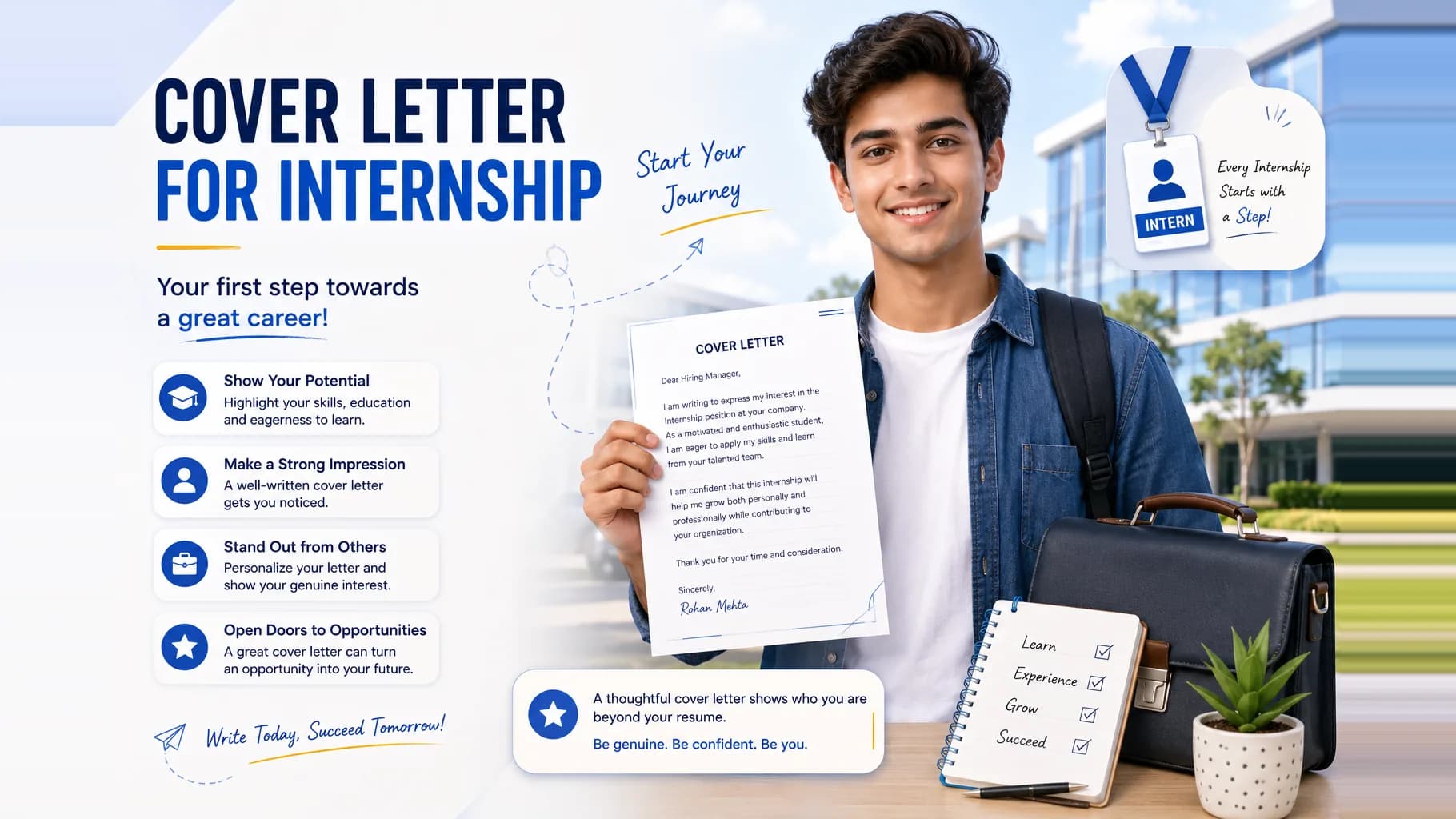 Cover Letter for Internship: Templates, Samples and Tips for 2026
