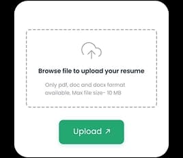 Upload your resume to the ATS scanner
