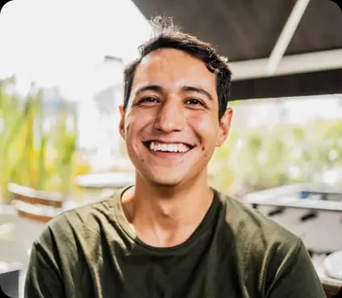 AI-generated professional headshot after transformation