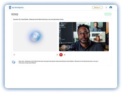 AI Interviewer to showcase your skills
