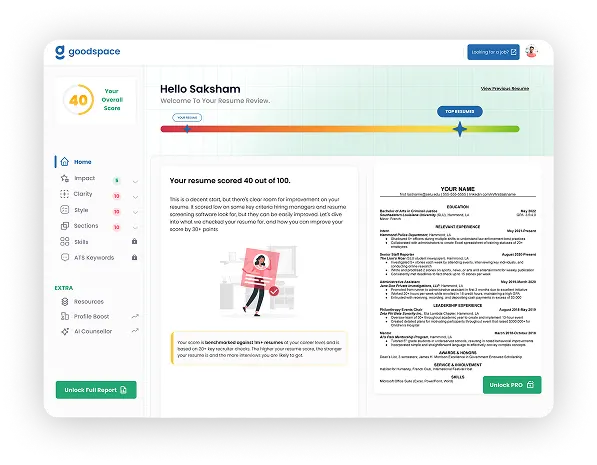 Resume Scanner Mobile Interface