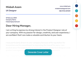 Cover Letter