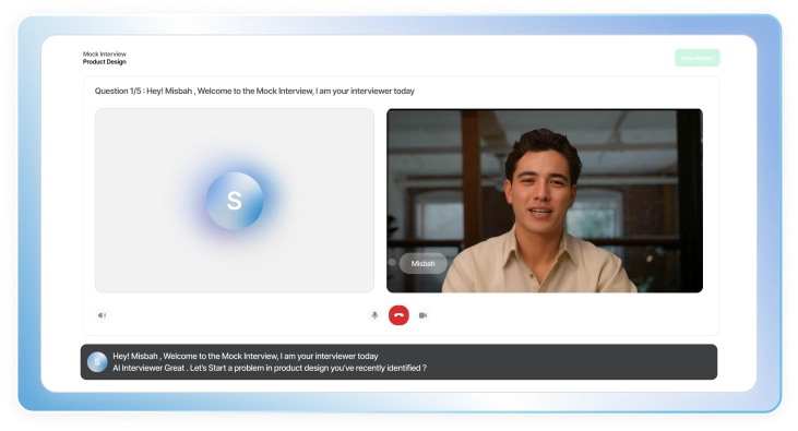 AI Mock Interview main preview