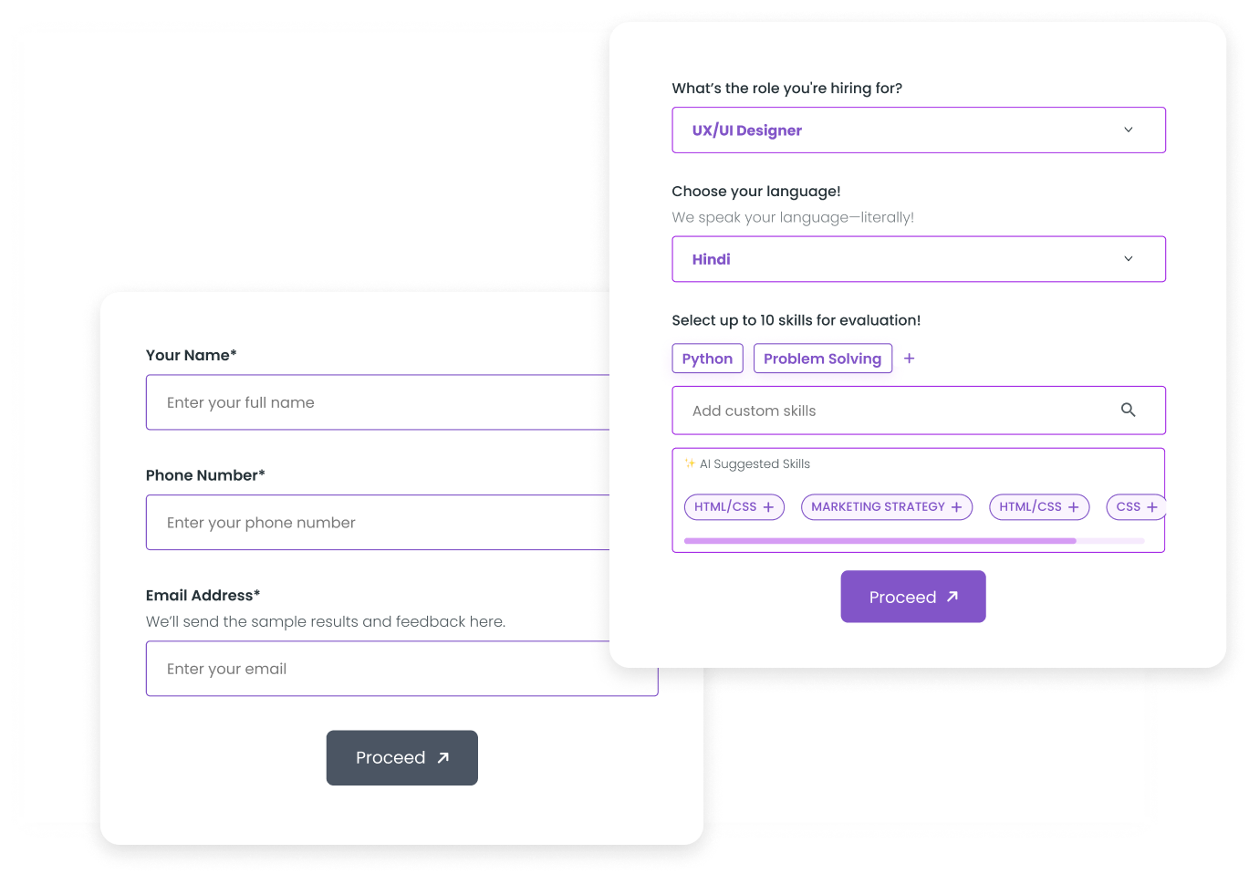 Step 1: What're you hiring for?