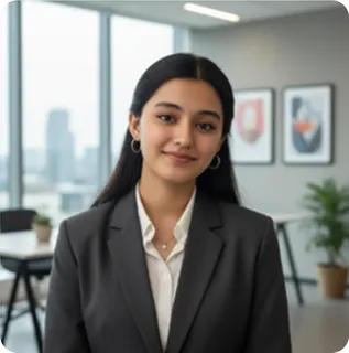 Professional headshot before transformation