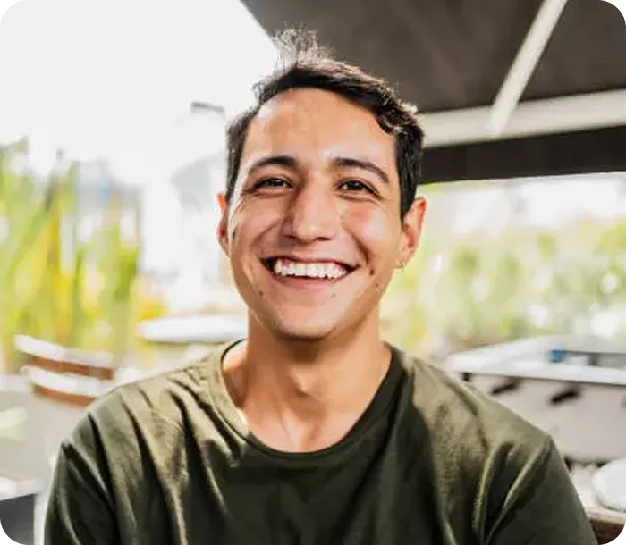 AI-generated professional headshot after transformation